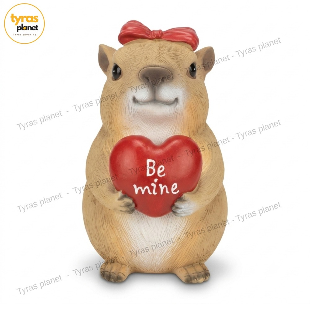 "Be‎ Mine" Capybara Figurine